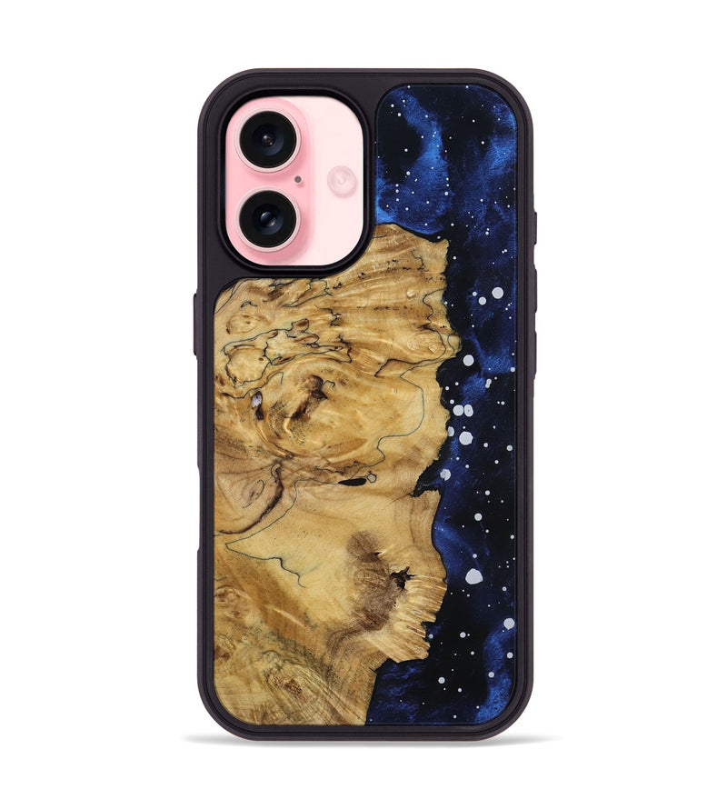 iPhone 16 Wood Phone Case - Vina (Cosmos, 802240)