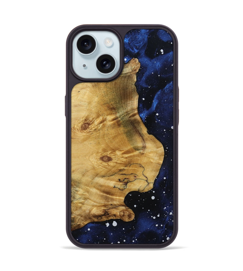 iPhone 15 Wood Phone Case - Ulises (Cosmos, 802246)