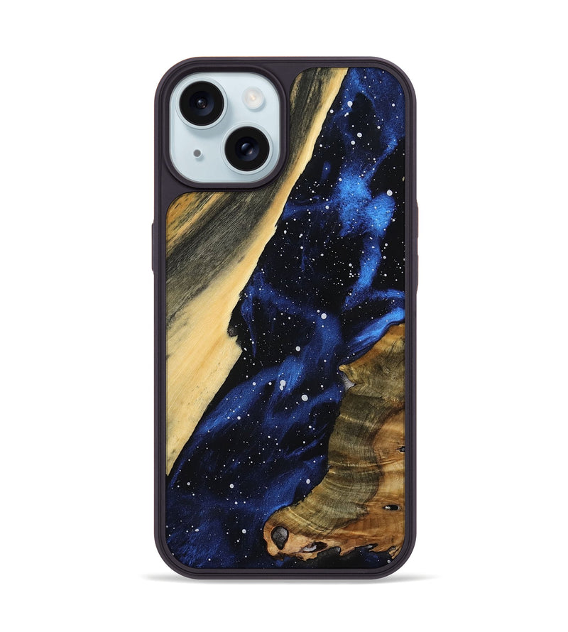 iPhone 15 Wood Phone Case - Isadore (Cosmos, 802249)