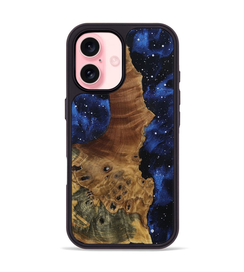 iPhone 16 Wood Phone Case - Latosha (Cosmos, 802251)