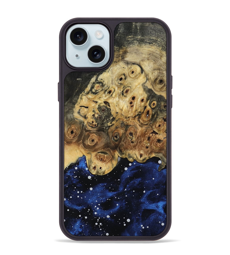 iPhone 15 Plus Wood Phone Case - Viola (Cosmos, 802254)