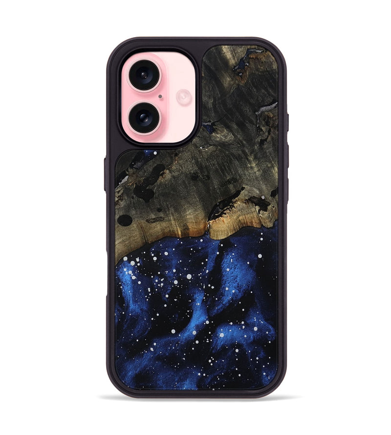 iPhone 16 Wood Phone Case - Luvenia (Cosmos, 802256)