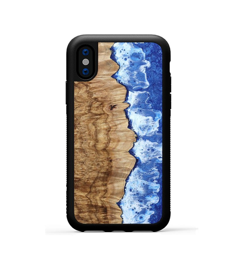iPhone Xs Wood Phone Case - Perry (Coastal, 802291)