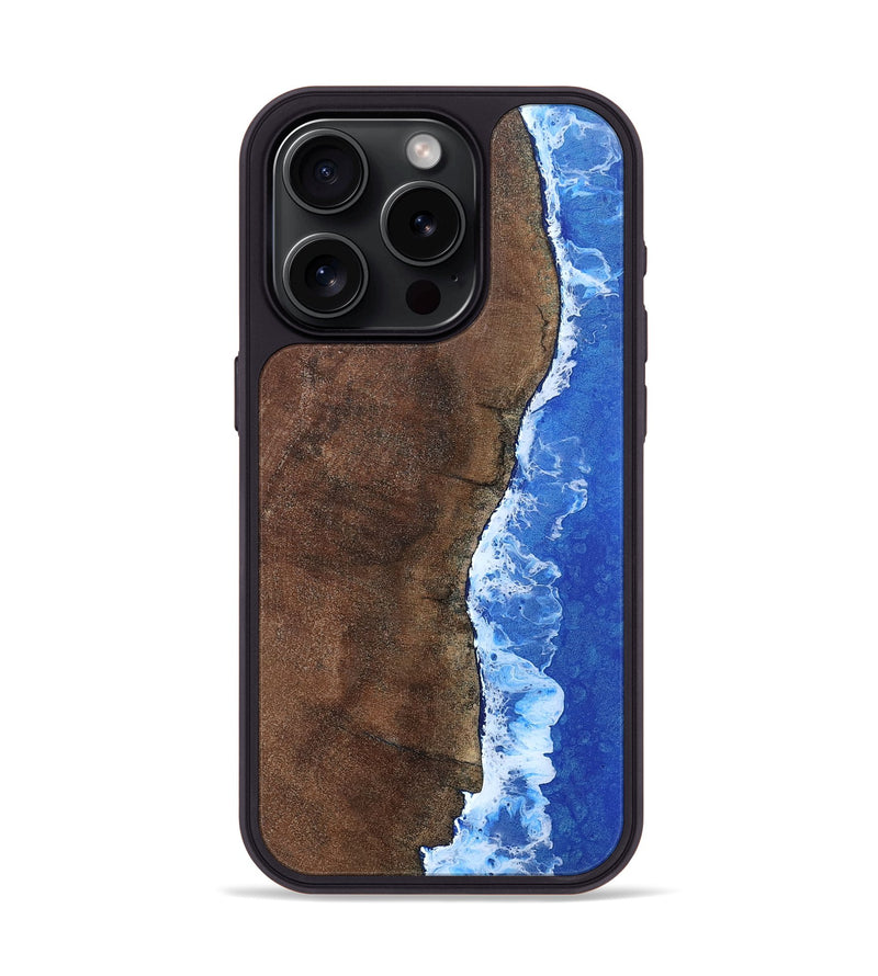 iPhone 15 Pro Wood Phone Case - Doretha (Coastal, 802294)