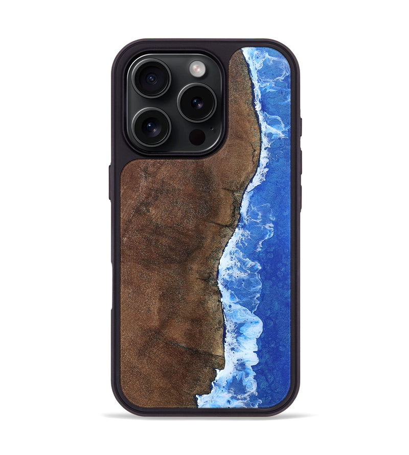 iPhone 16 Pro Wood Phone Case - Doretha (Coastal, 802294)