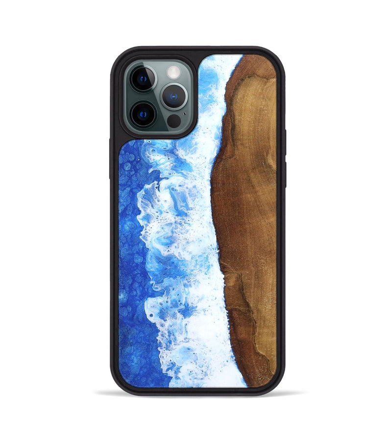 iPhone 12 Pro Wood Phone Case - Qiana (Coastal, 802306)