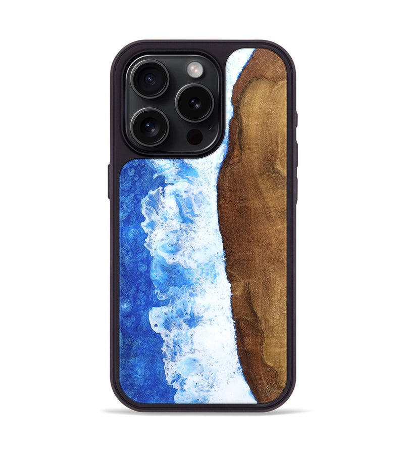 iPhone 15 Pro Wood Phone Case - Qiana (Coastal, 802306)