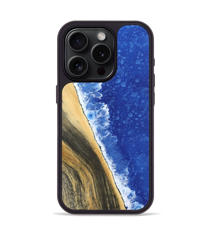 iPhone 15 Pro Wood Phone Case - Makena (Coastal, 802307)