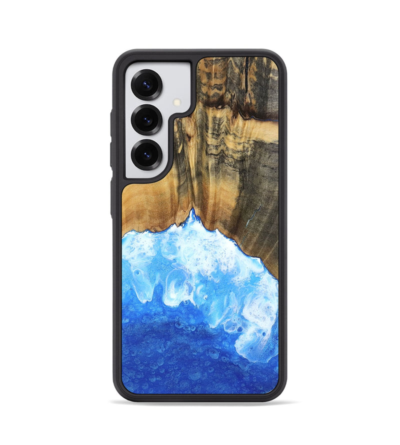 Galaxy S25 Wood Phone Case - Pansy (Coastal, 802311)