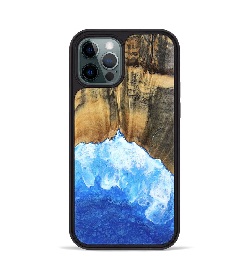 iPhone 12 Pro Wood Phone Case - Pansy (Coastal, 802311)