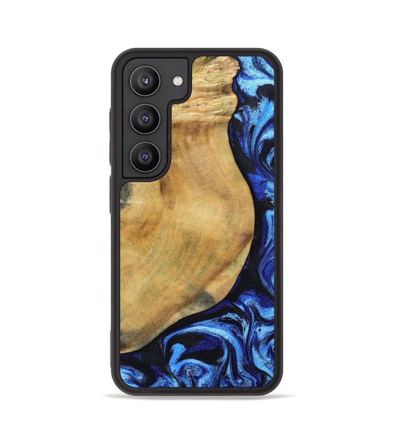 Galaxy S23 Wood Phone Case - Darcy (Blue, 802317)