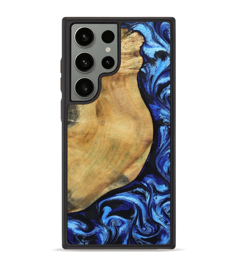 Galaxy S23 Ultra Wood Phone Case - Darcy (Blue, 802317)