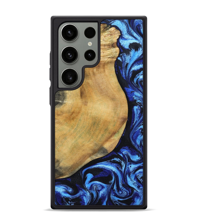 Galaxy S24 Ultra Wood Phone Case - Darcy (Blue, 802317)