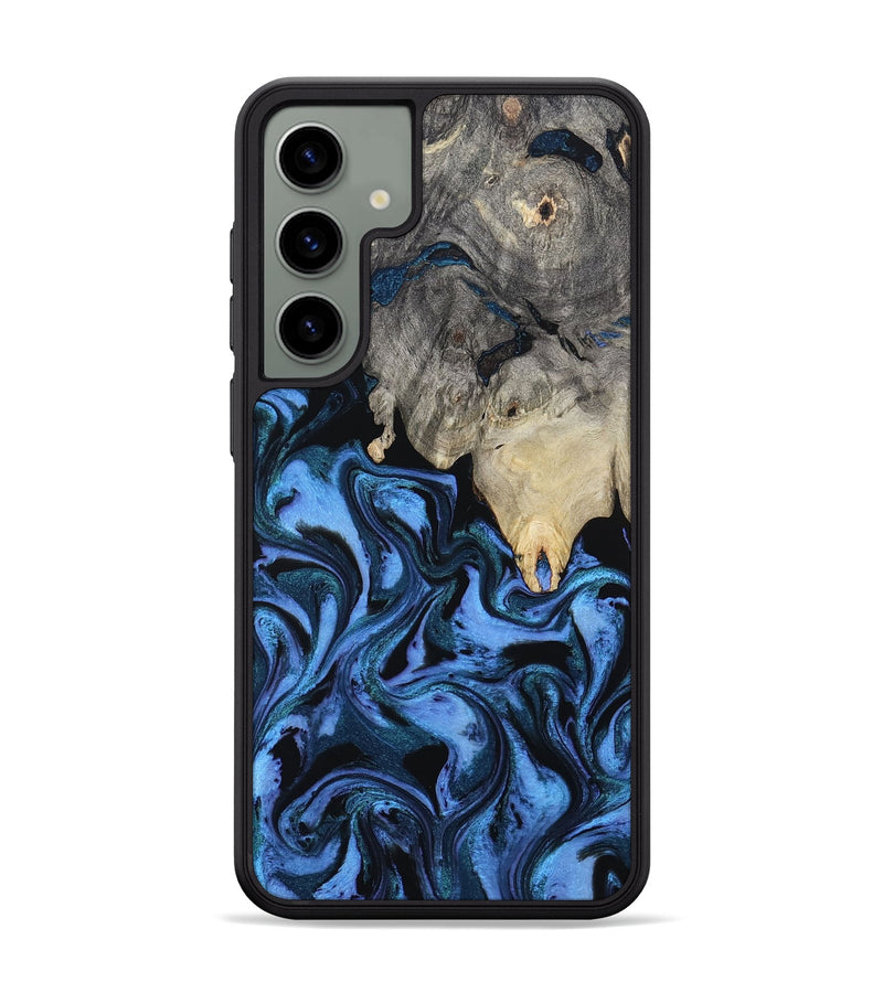 Galaxy S24 Plus Wood Phone Case - Sharon (Blue, 802318)
