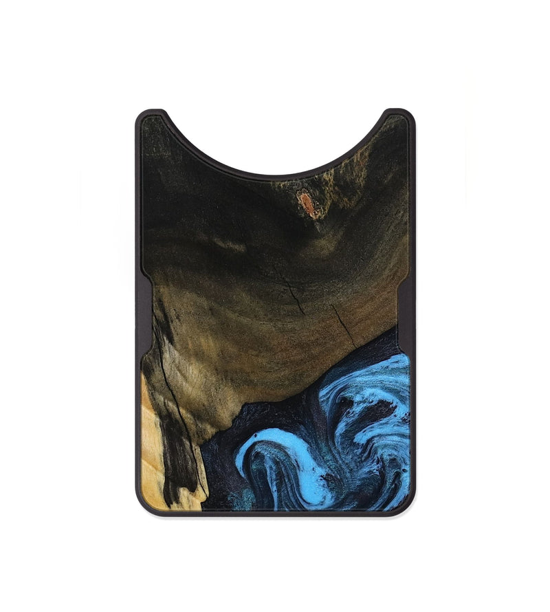 Alloy Wood Wallet - Clora (Blue, 802319)