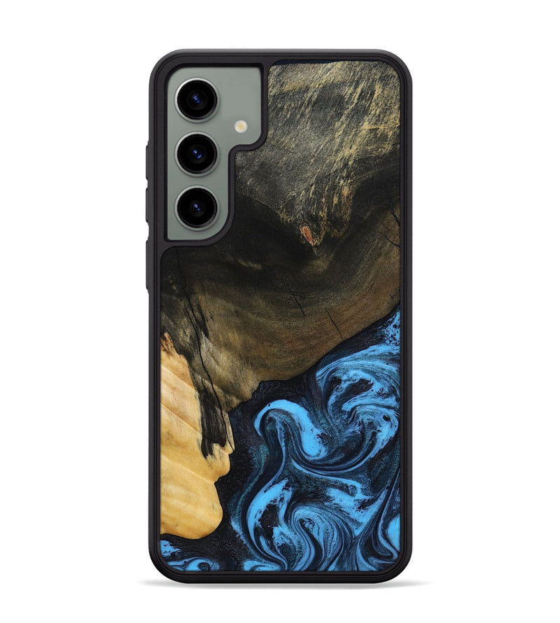 Galaxy S24 Plus Wood Phone Case - Clora (Blue, 802319)
