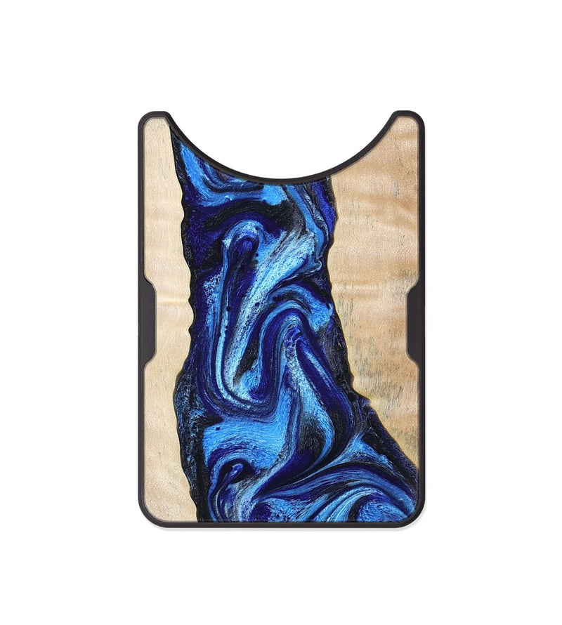 Alloy Wood Wallet - Lavonne (Blue, 802320)