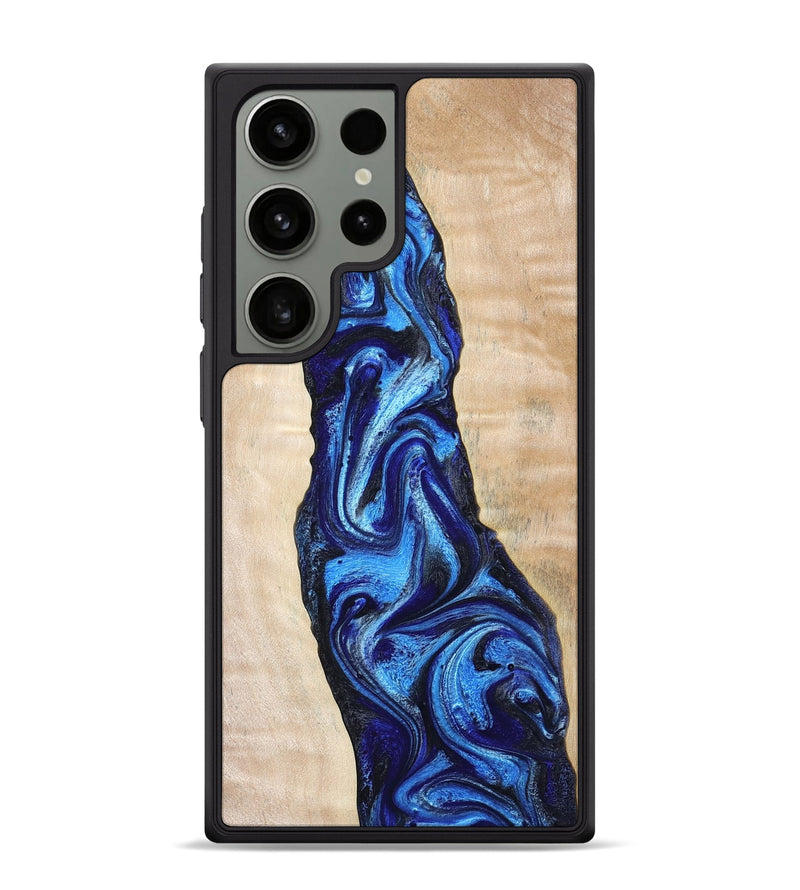 Galaxy S24 Ultra Wood Phone Case - Lavonne (Blue, 802320)
