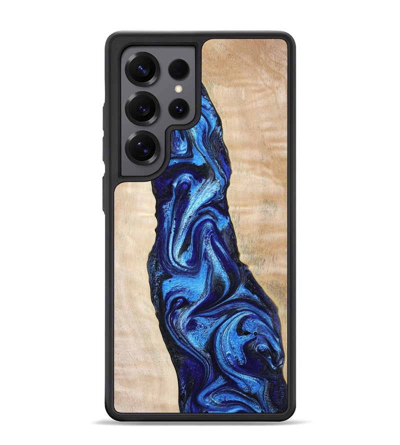 Galaxy S25 Ultra Wood Phone Case - Lavonne (Blue, 802320)