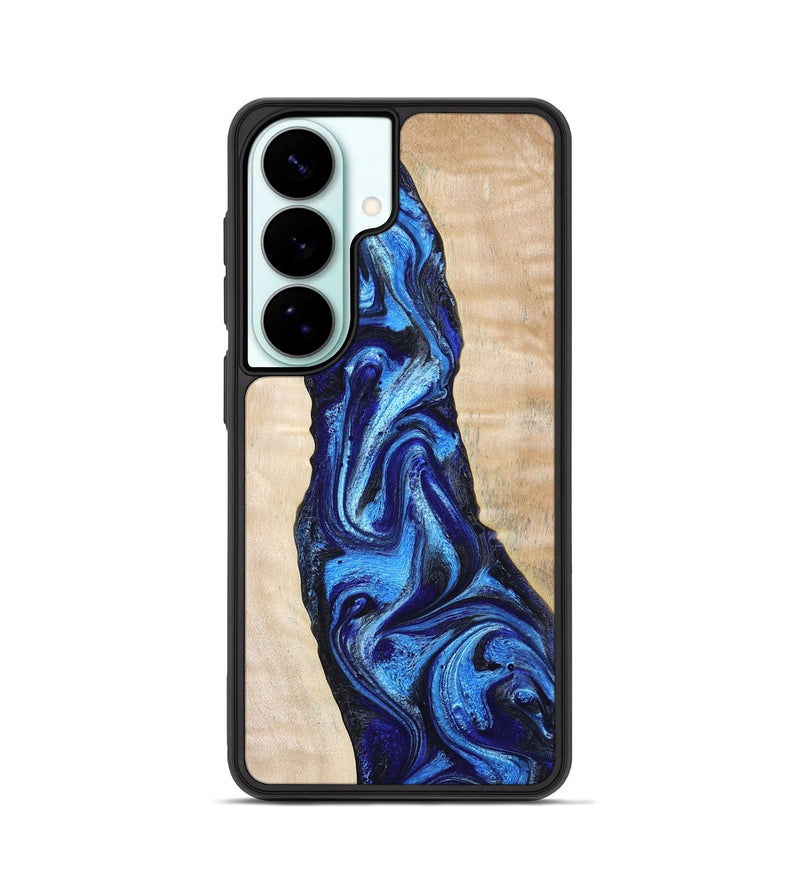 Galaxy S26 Wood Phone Case - Lavonne (Blue, 802320)
