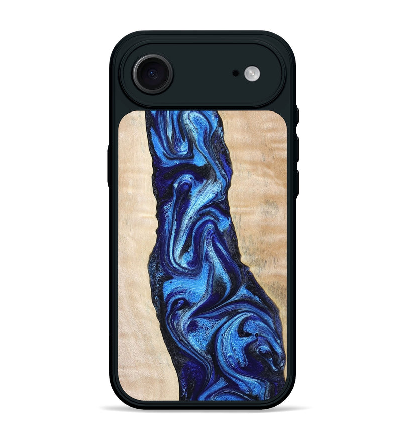 iPhone 17 Air Wood Phone Case - Lavonne (Blue, 802320)