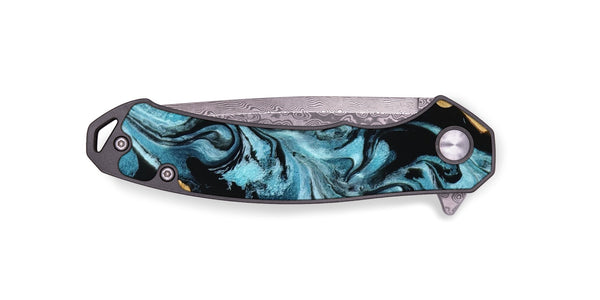 EDC Wood Pocket Knife - Buck (Blue, 802321)