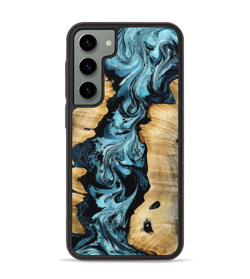 Galaxy S23 Plus Wood Phone Case - Buck (Blue, 802321)