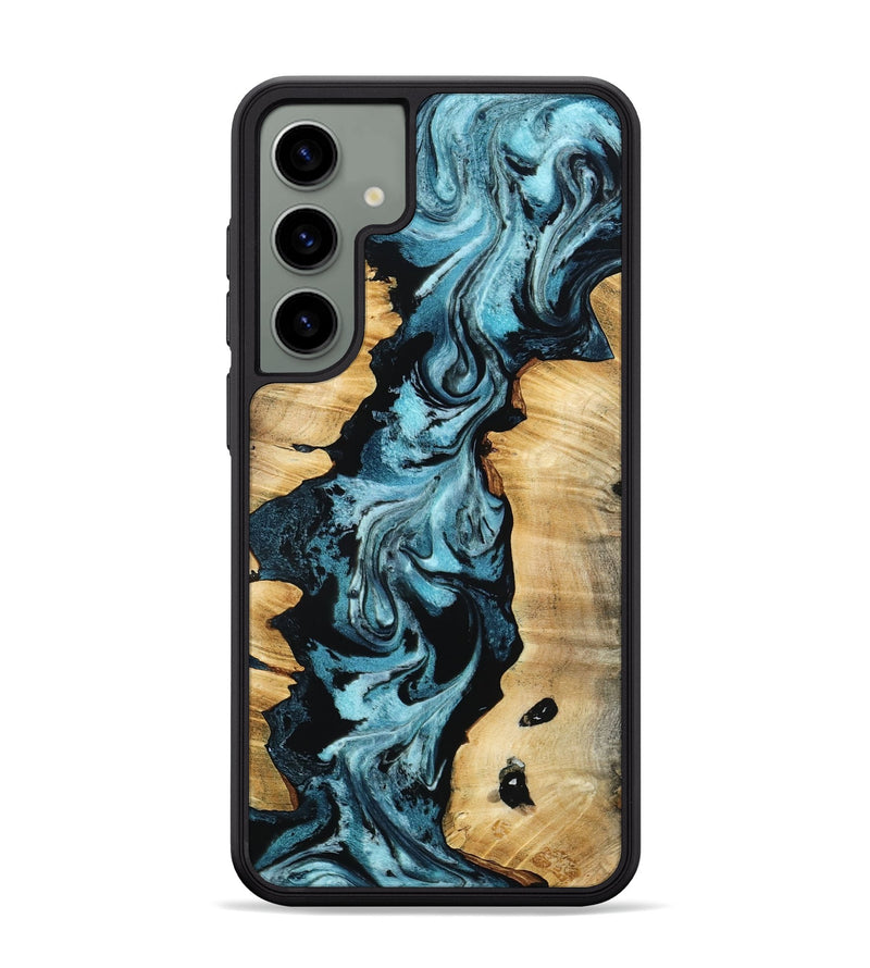 Galaxy S24 Plus Wood Phone Case - Buck (Blue, 802321)
