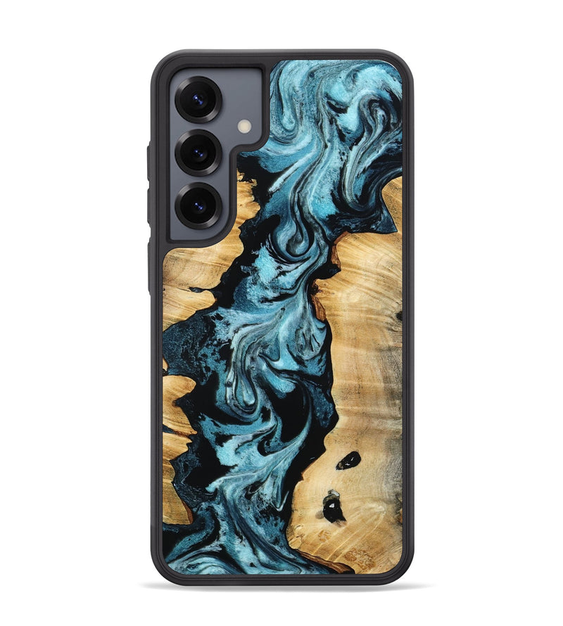 Galaxy S25 Plus Wood Phone Case - Buck (Blue, 802321)