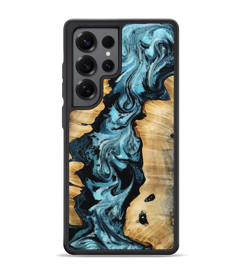 Galaxy S25 Ultra Wood Phone Case - Buck (Blue, 802321)