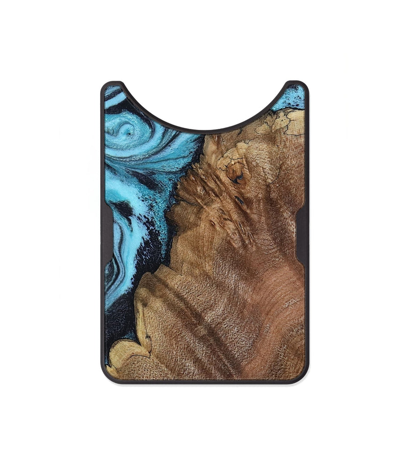 Alloy Wood Wallet - Carrol (Blue, 802322)