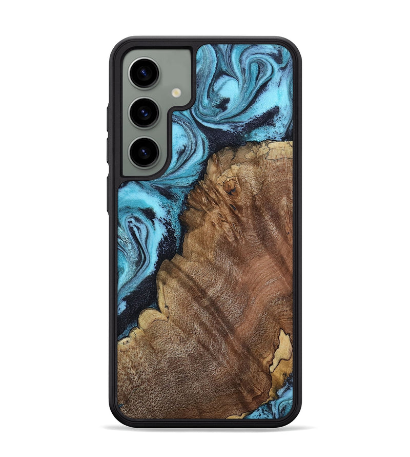 Galaxy S24 Plus Wood Phone Case - Carrol (Blue, 802322)