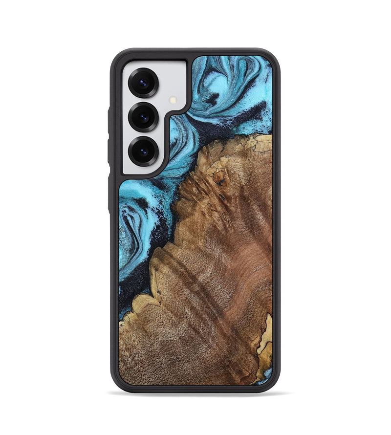 Galaxy S25 Wood Phone Case - Carrol (Blue, 802322)