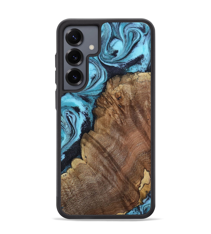 Galaxy S25 Plus Wood Phone Case - Carrol (Blue, 802322)