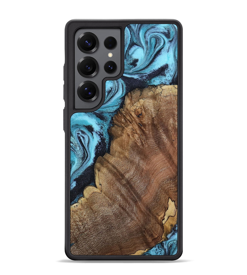 Galaxy S25 Ultra Wood Phone Case - Carrol (Blue, 802322)