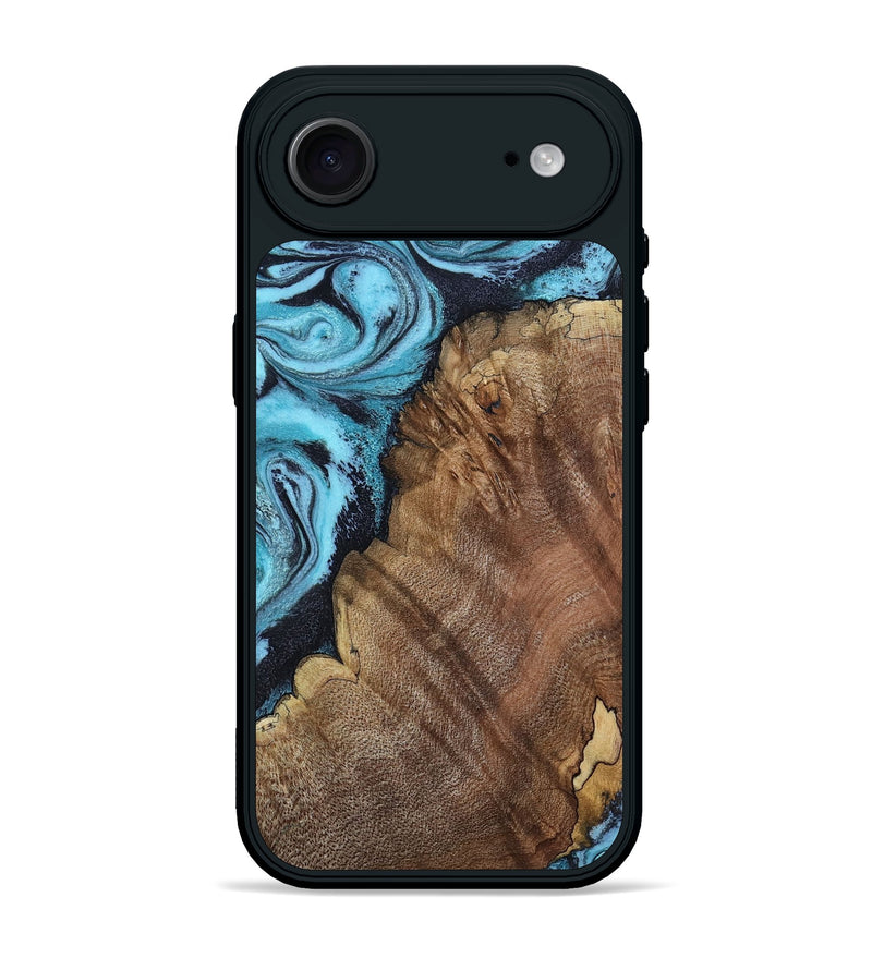 iPhone 17 Air Wood Phone Case - Carrol (Blue, 802322)