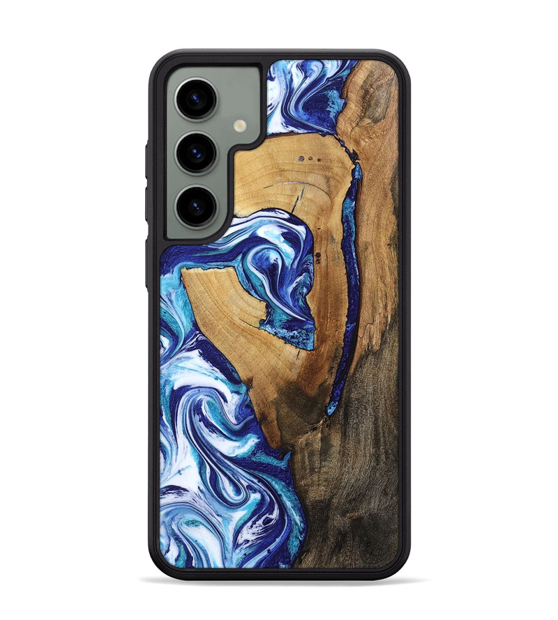 Galaxy S24 Plus Wood Phone Case - Taurean (Blue, 802323)