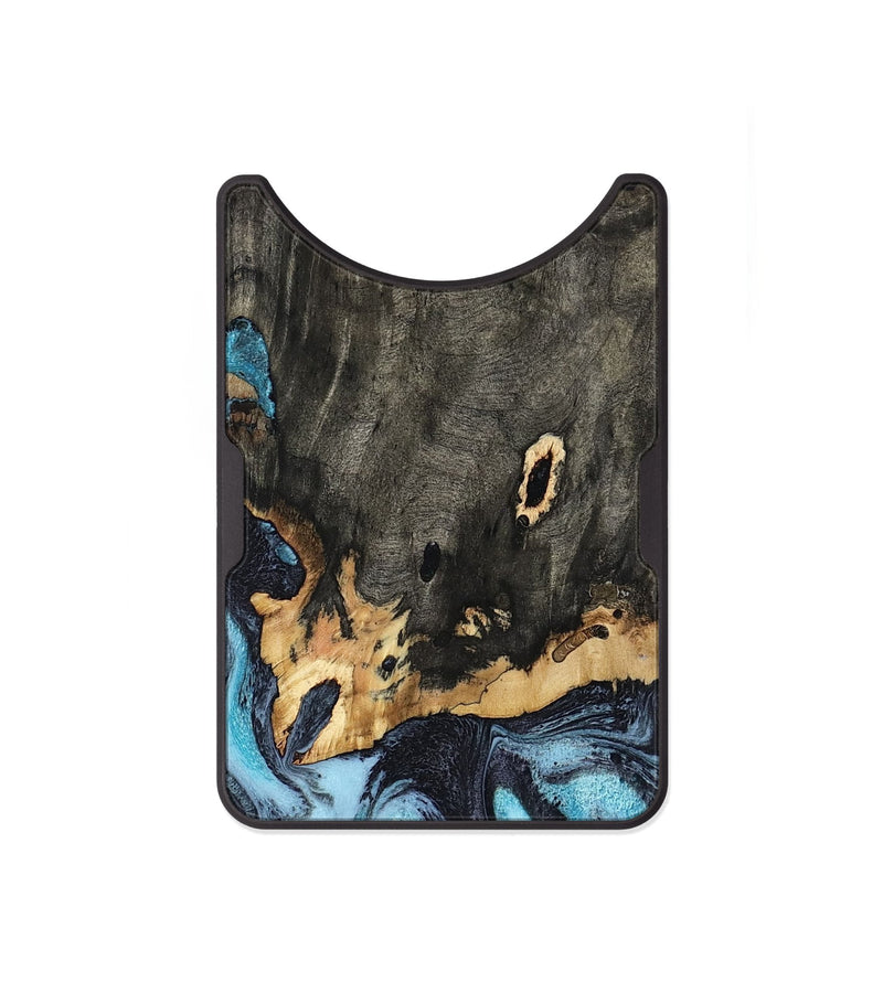 Alloy Wood Wallet - Sydni (Blue, 802324)