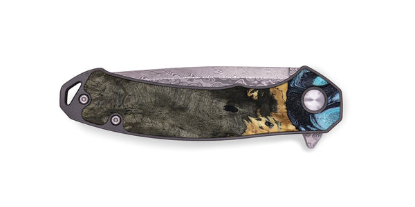 EDC Wood Pocket Knife - Sydni (Blue, 802324)