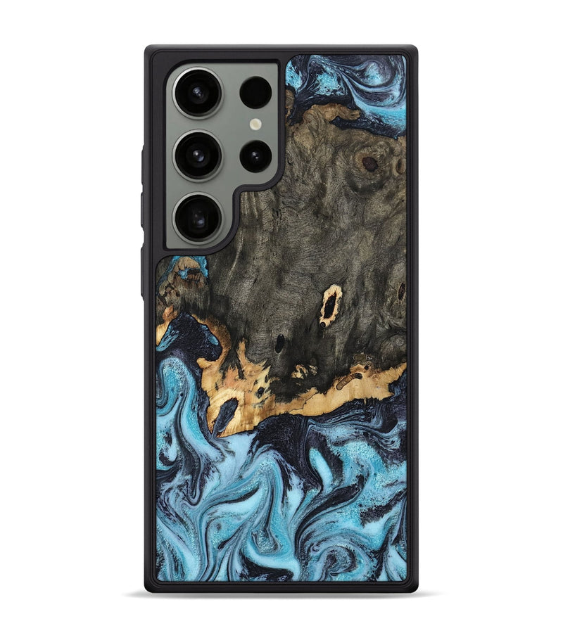 Galaxy S24 Ultra Wood Phone Case - Sydni (Blue, 802324)