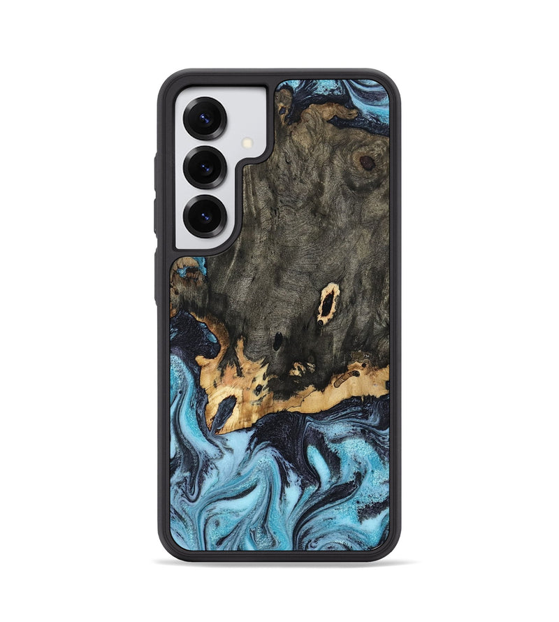 Galaxy S25 Wood Phone Case - Sydni (Blue, 802324)