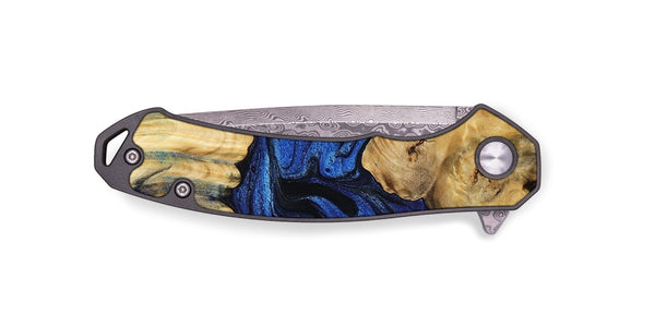 EDC Wood Pocket Knife - Sophia (Blue, 802325)