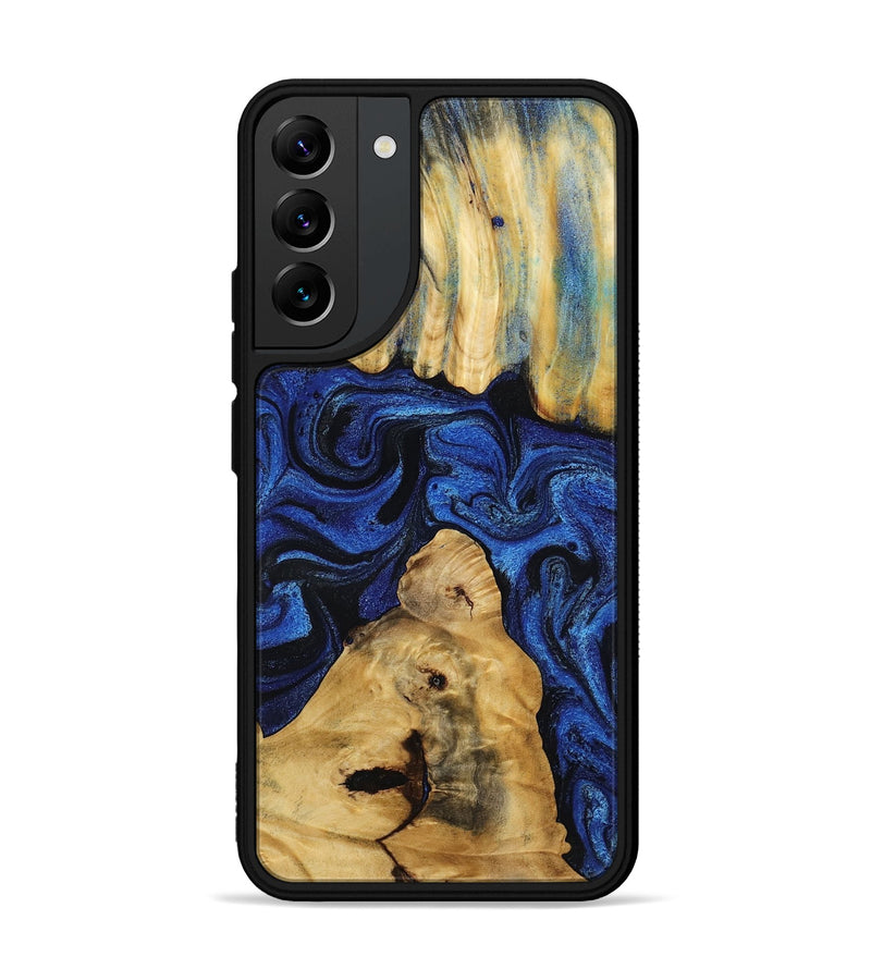 Galaxy S22 Plus Wood Phone Case - Sophia (Blue, 802325)