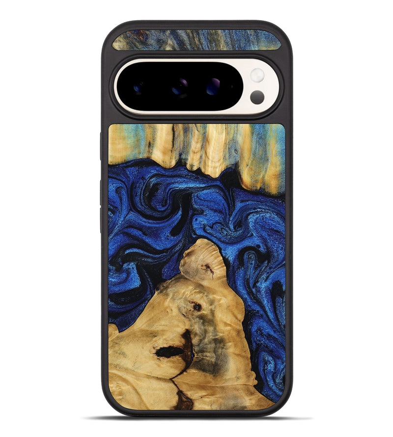Pixel 10 Pro XL Wood Phone Case - Sophia (Blue, 802325)