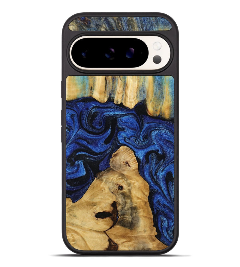 Pixel 9 Pro XL Wood Phone Case - Sophia (Blue, 802325)