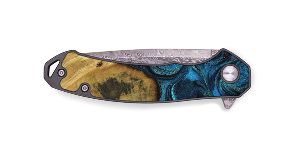 EDC Wood Pocket Knife - Horatio (Blue, 802326)
