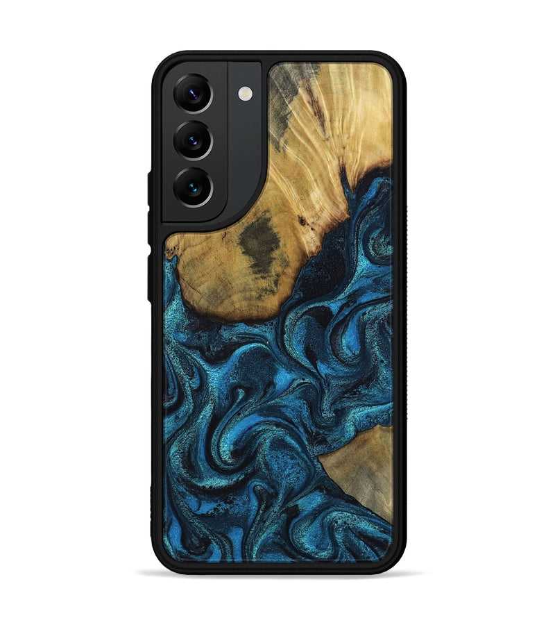 Galaxy S22 Plus Wood Phone Case - Horatio (Blue, 802326)
