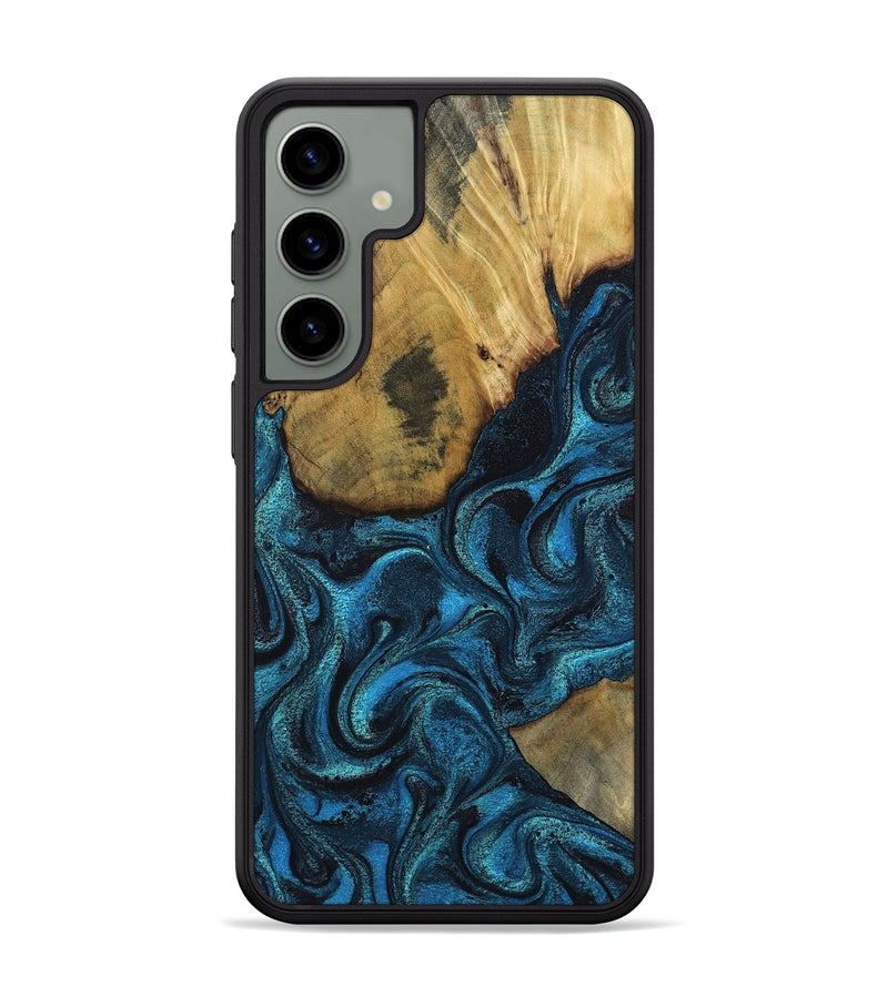 Galaxy S24 Plus Wood Phone Case - Horatio (Blue, 802326)