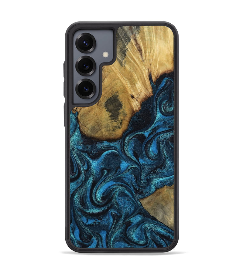 Galaxy S25 Plus Wood Phone Case - Horatio (Blue, 802326)
