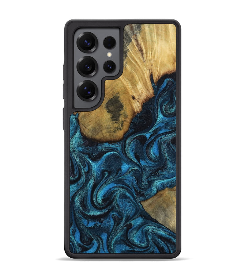 Galaxy S25 Ultra Wood Phone Case - Horatio (Blue, 802326)